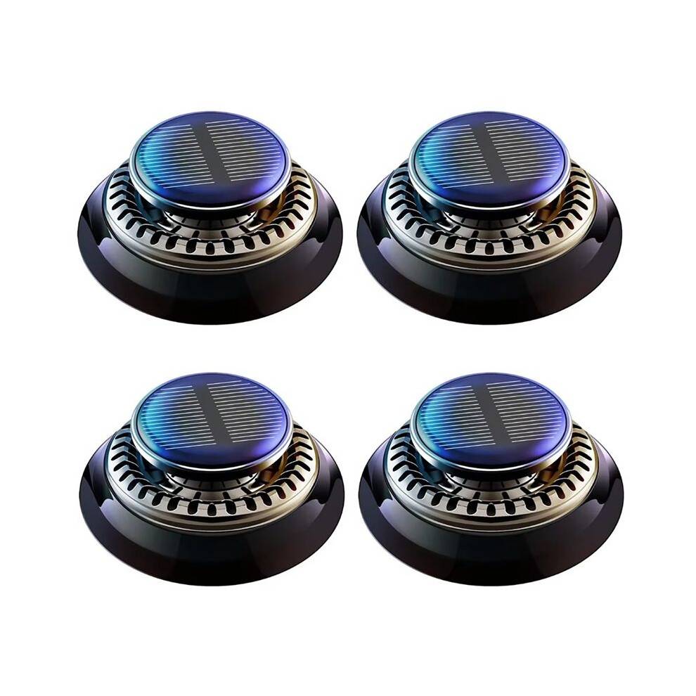 Solar Car Fragrance Diffuser Long Lasting Rotating Car Aromatherapy Car Essential Oils Diffusers Deodorizing Interior