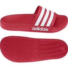 Adidas Cloudfoam Adilette Badeschlappen Herren rot weiß