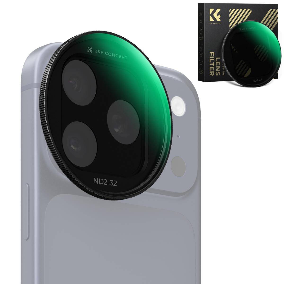 iPhone 17 Pro / Pro Max Variabelt gråfilter 1-5 steg