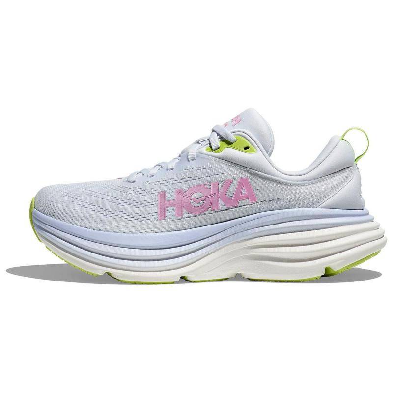 HOKA ONE ONE Bondi 8 Sea Ice Pink Twilight Dam Sneakers 1127952-SCP cm white