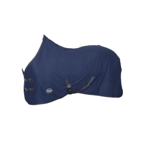 Wahlsten fleece dækken - Navy - 165cm