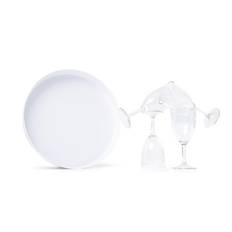 Lord Nelson Picknickglas Transparent 4-Pack