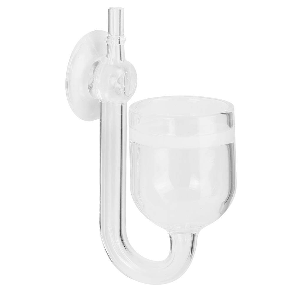 CO2 High Transparent Glass Refiner Diffuser Large Straight Pipe for Aquarium Water Grass Fish Tank