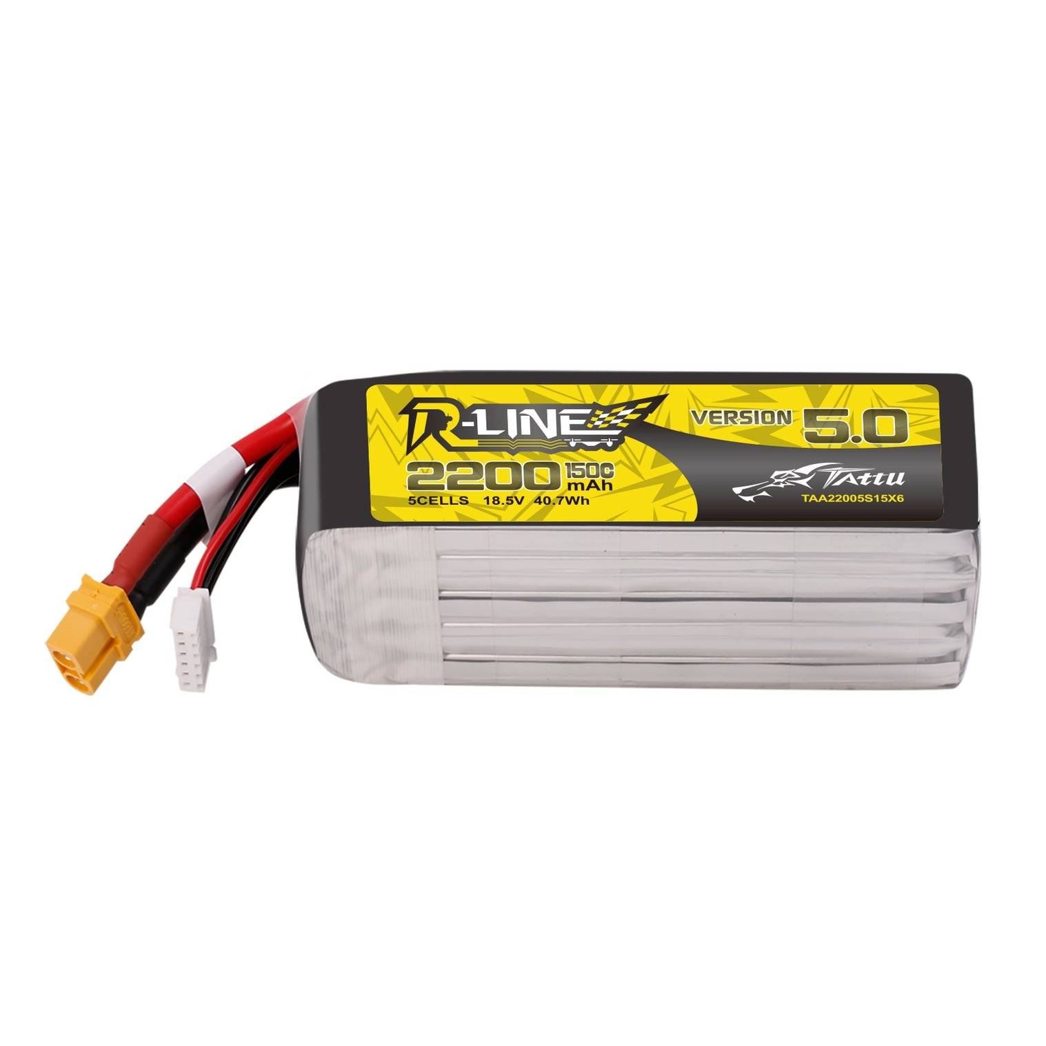 Gens 5s 2200mAh -150C - Gens Ace Tattu R-Line 5 XT60