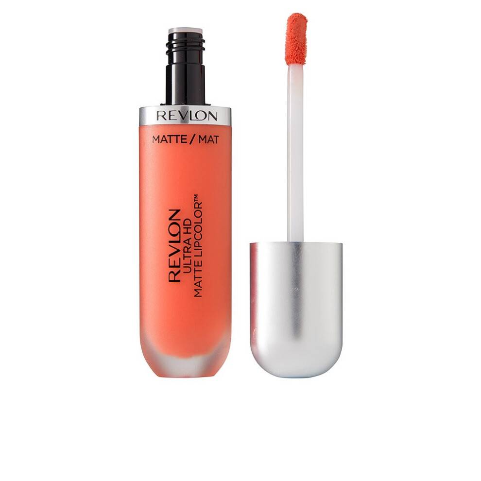 Revlon Ultra HD Matte Lipcolor, Lätt Matte Liquid Lipstick i Röd / Korall, Flirtation (620), 0.2 oz