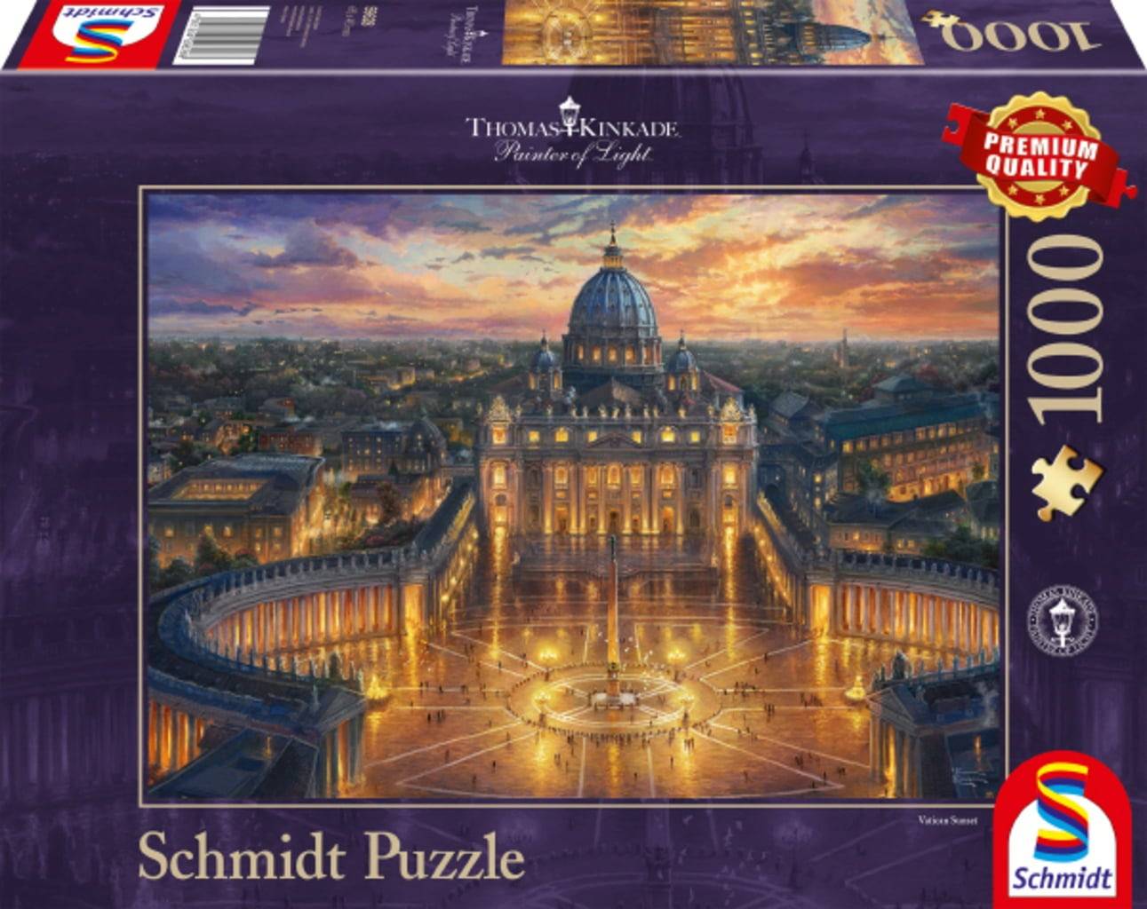 Schmidt Spiele Vatikan - Thomas Kinkade, 1000 bitar