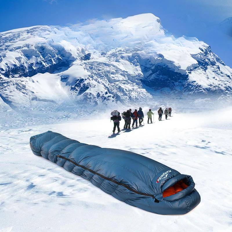 Kamperbox Vinterdunsovsäck Ultralätt Campingsovsäck Ultralätt Premiumsovsäck Elegance700