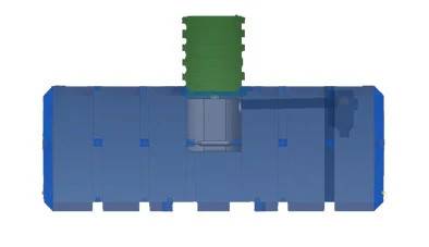 Slamavskiljare SA 2006ce inkl Pump-in-Tank