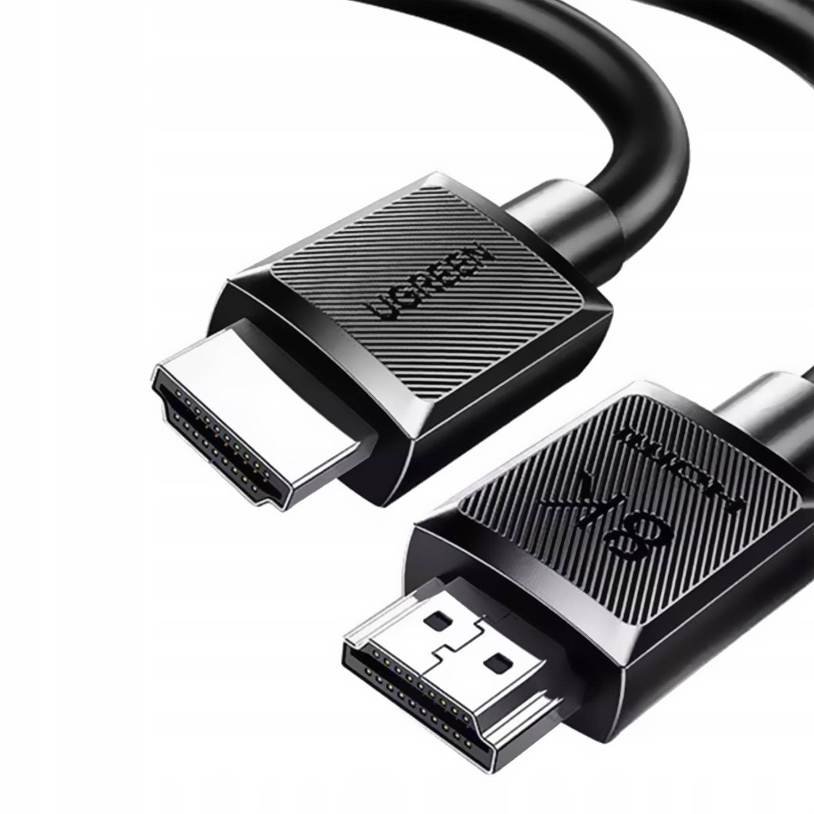 Kabel przewód audio wideo HDMI 8K 2m - czarny