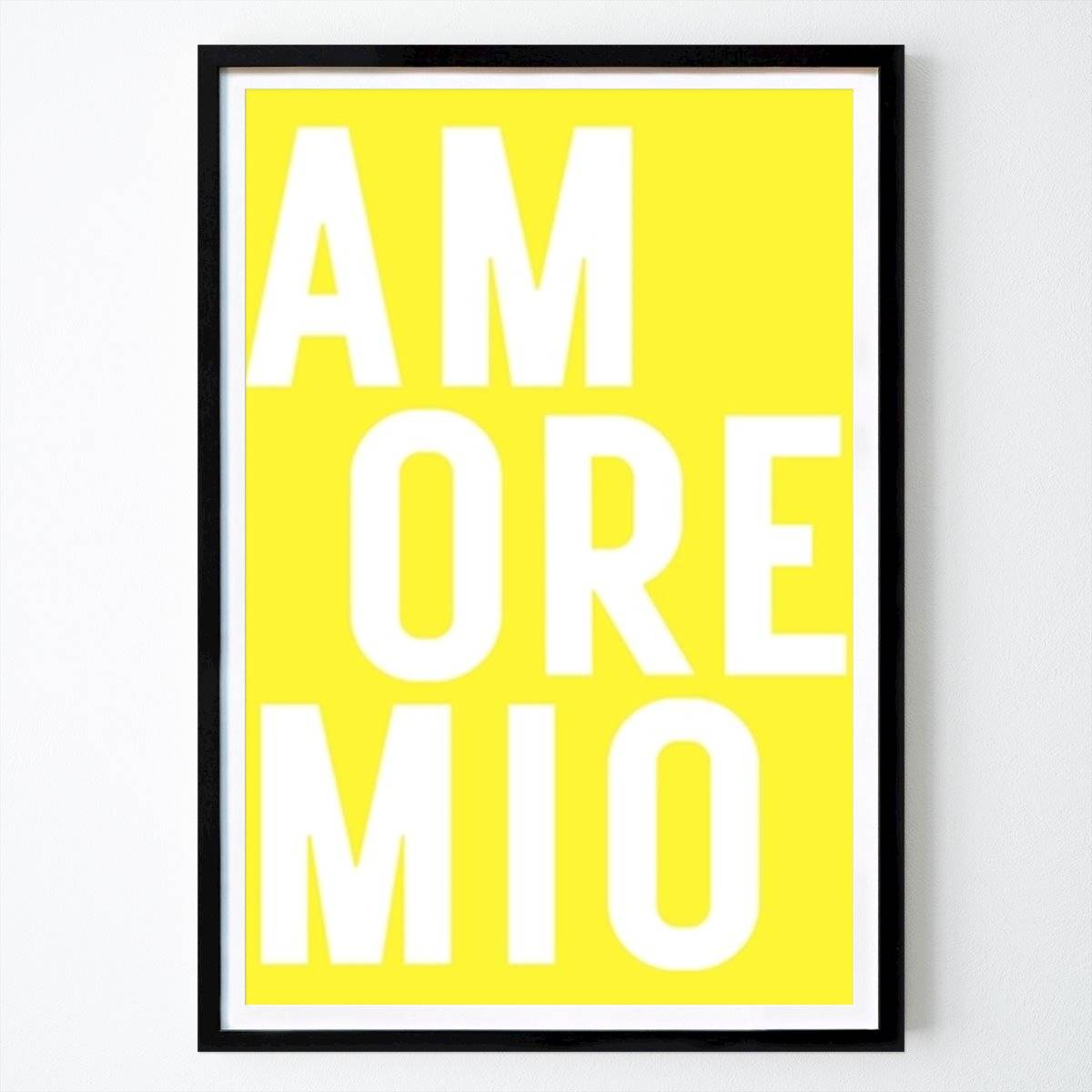 Amore mio - yellow - Poster av OHKIMIKO - Text