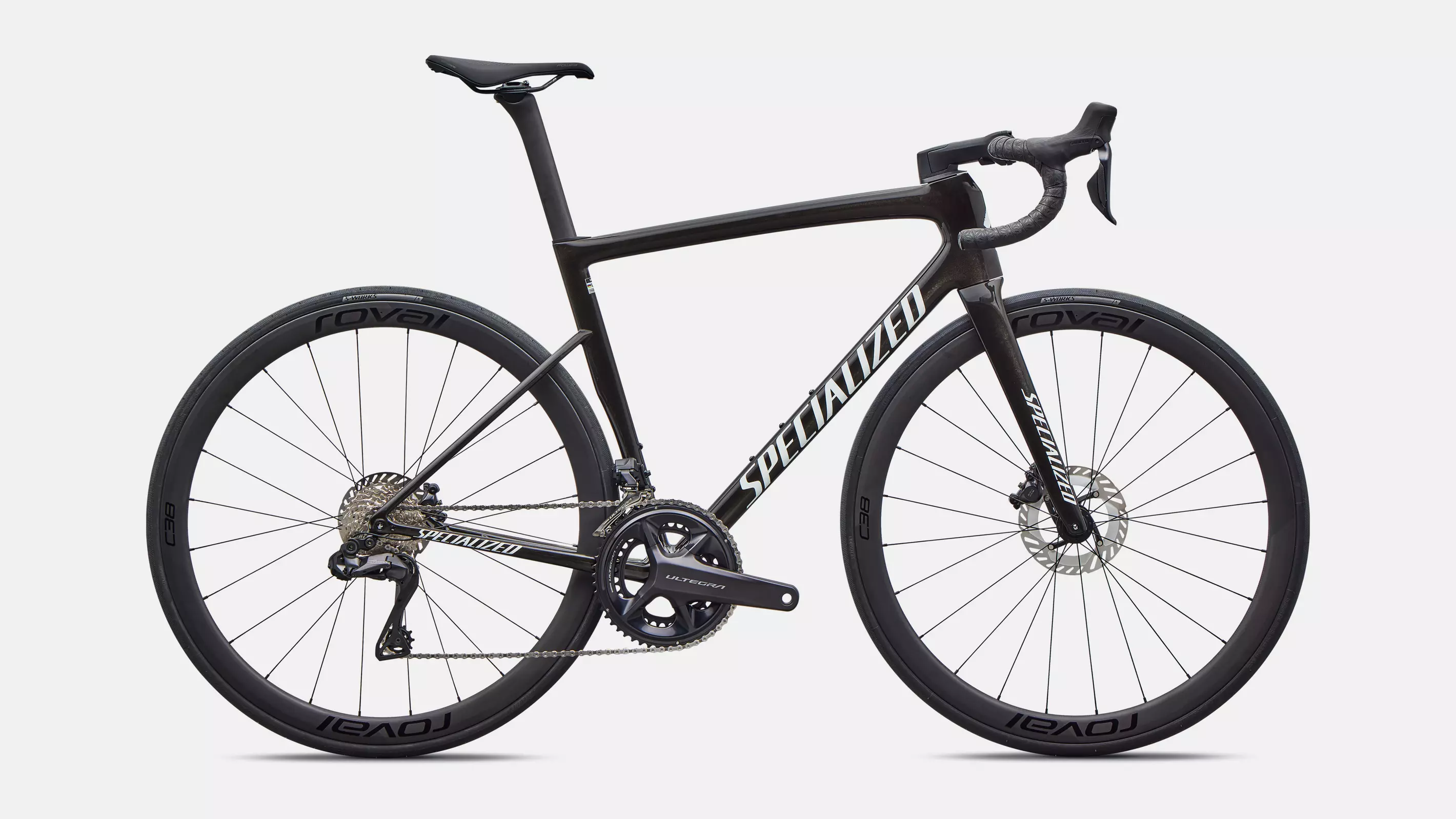 Specialized - Tarmac SL8 Expert - Gloss Obsidian - 44 cm - Metallic.