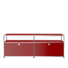 USM - USM Haller 42 sideboard Ruby Red - TV-bänkar - Fritz Haller,Paul Schärer - Röd - Metall