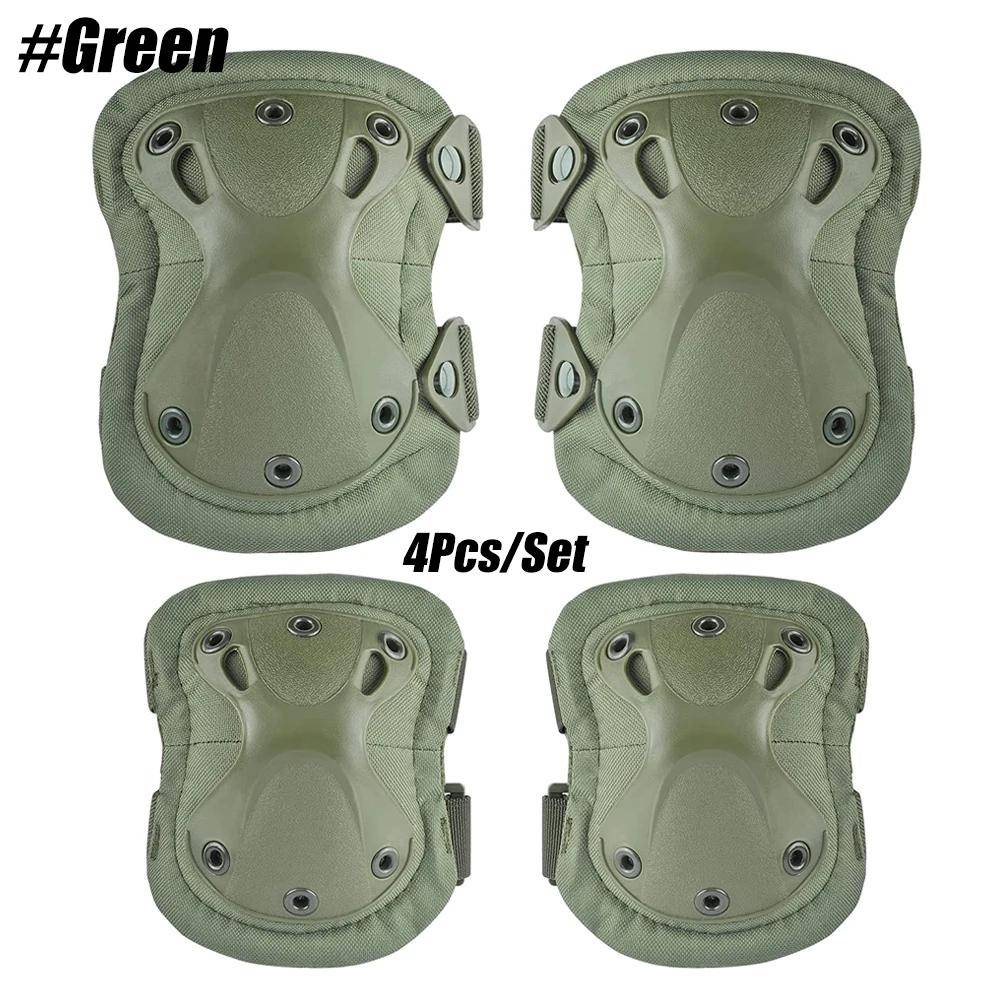 Camo Tactical Kneepad Elbow Pads Military Knee Protector for Outdoor Sports Hunting Skating Safety Gear