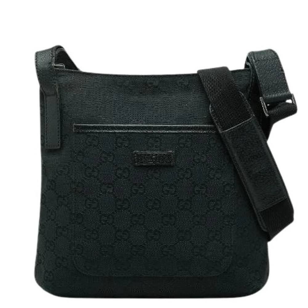 Gucci Vintage Pre-owned Canvas gucci-tasker - Vintage - Dame - Sort - ONE SIZE -