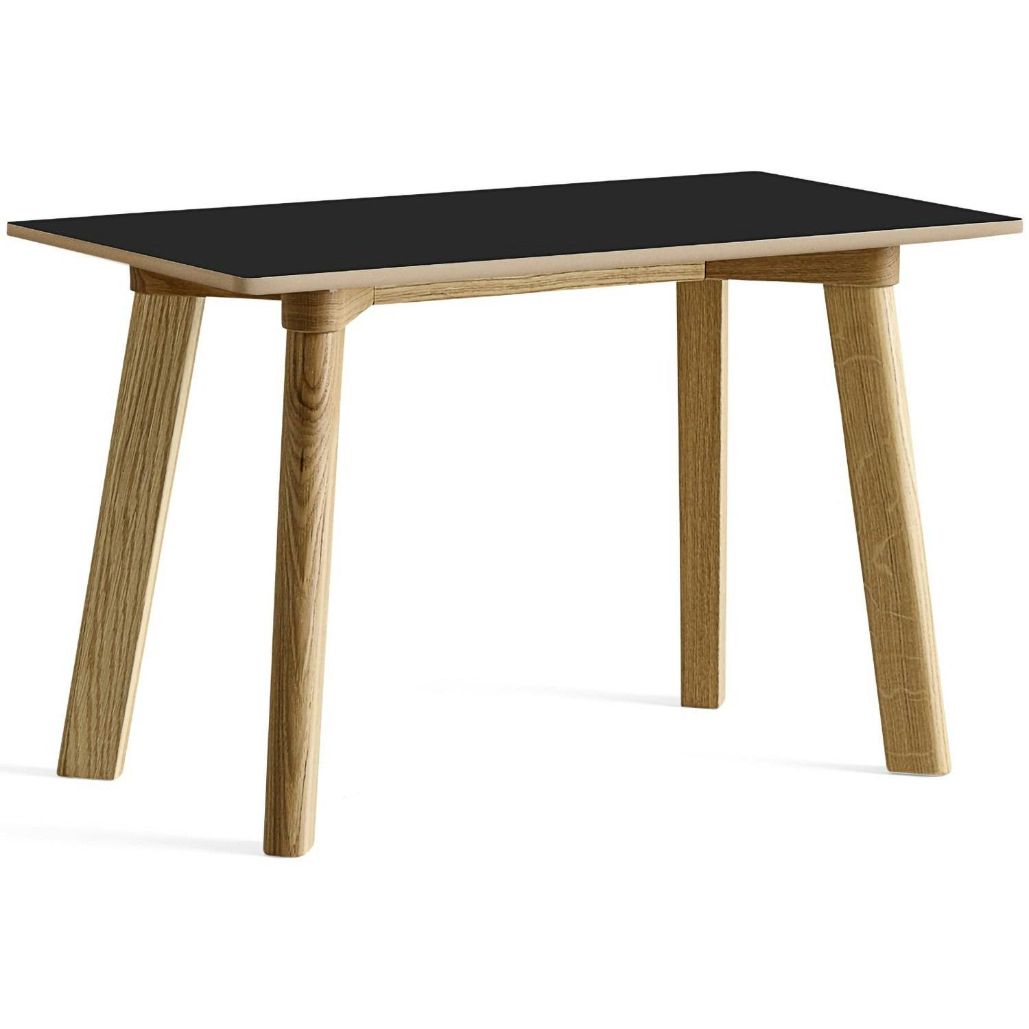 Hay Cph Deux 215 2.0 Bænk 75 Cm / Vandbaseret Lakeret Eg - Bænke Laminat Sort - AE848-A324-AR38.