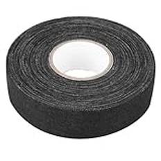 Gigicial hockeytejp för hockeyklubbor, 1 tum bred, 27,3 yards lång, sportsäkerhetsbadmintonstångsdynor Hockeystickband (Schwarz)