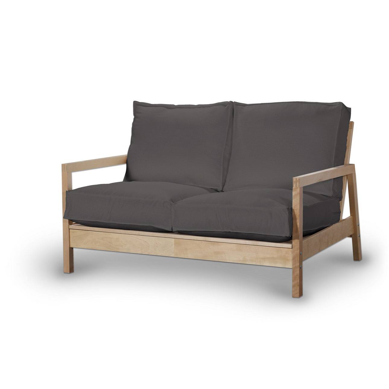 Lillberg klädsel 2-sits soffa, Gråbrun, 127 X 80/92 X 76 CM, Ingrid