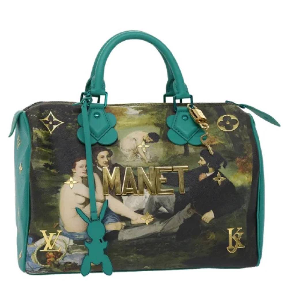 Louis Vuitton Vintage Pre-owned Vintage Håndtaske - Vintage - Dame - Grøn - ONE SIZE - Læder