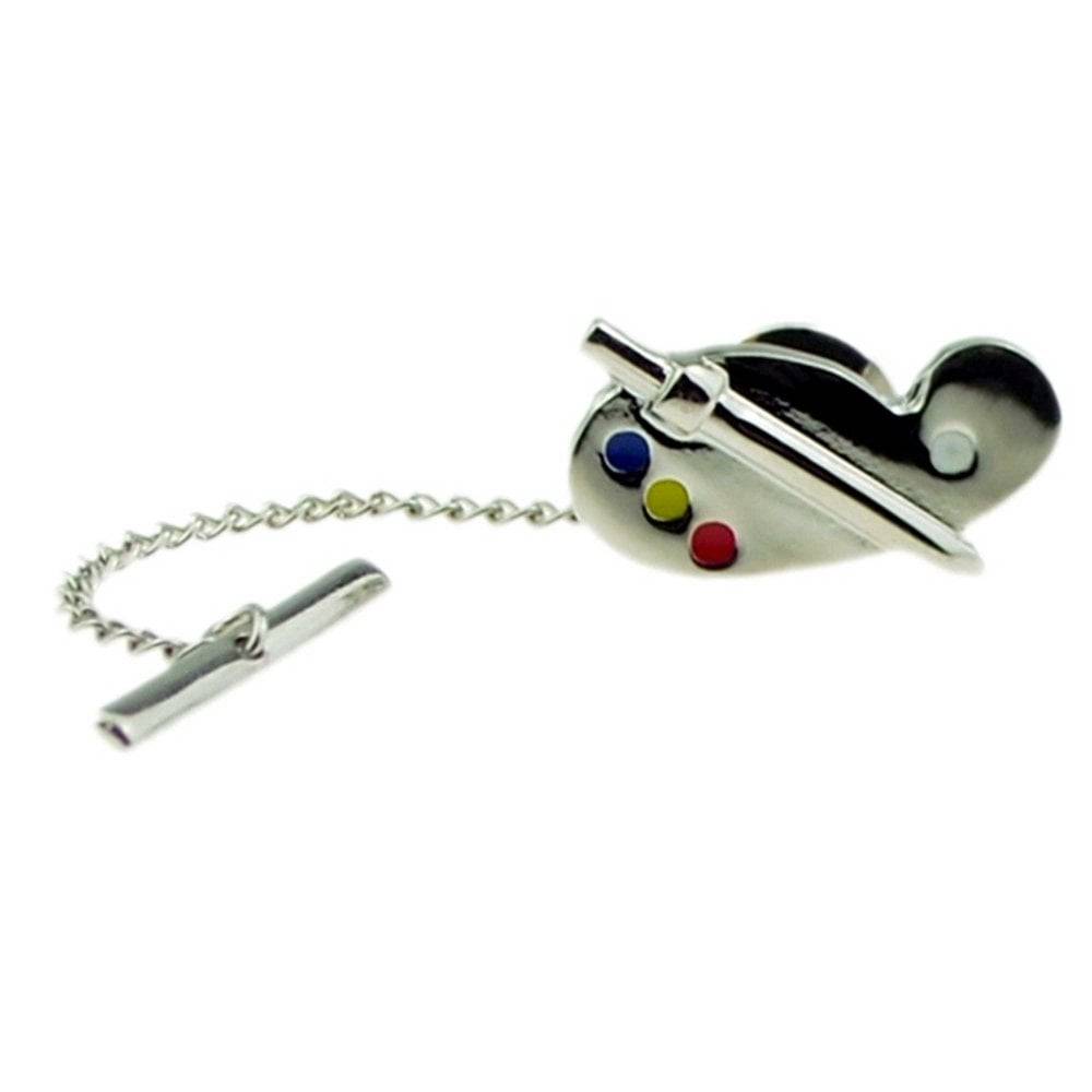 Artist Palette Tie Tac