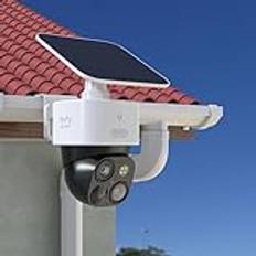 Kamerahållare för eufy Security SoloCam S340/SoloCam E30, justerbar väderbeständig takrännhållare för eufy Security 4G LTE Cam S330, väggfäste kamerahållare tillbehör för Eufy S340, 1 styck