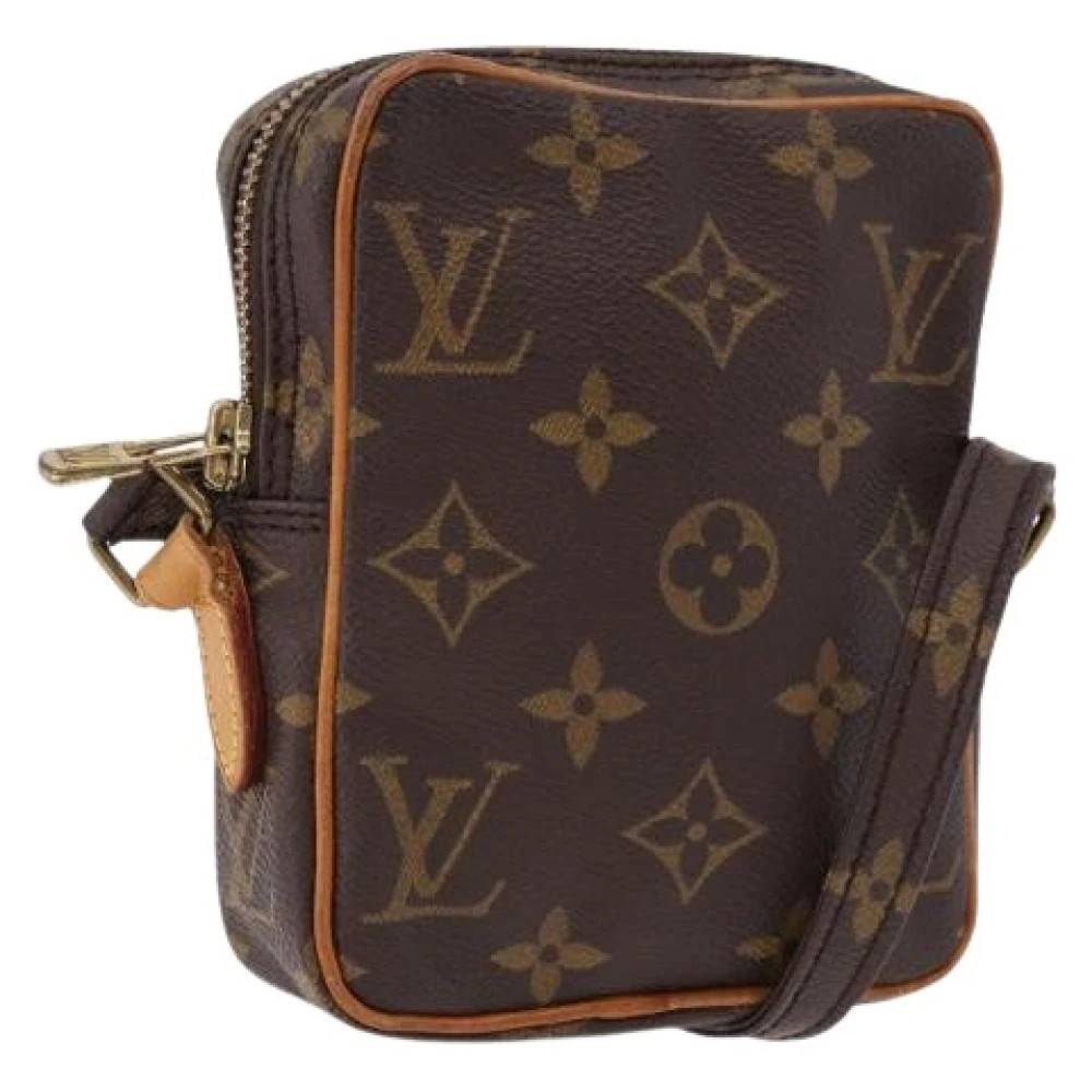 Louis Vuitton Vintage Pre-owned Mini Danube Skuldertaske - Vintage - Dame - Brun - ONE SIZE - Uld