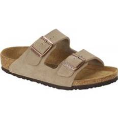Birkenstock Arizona Kids Suede Leather - Sandaler - Børn Taupe 34 - Regular fit