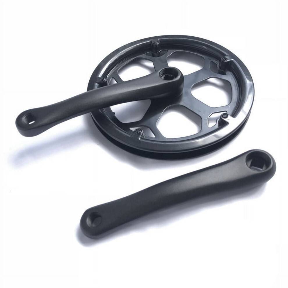 Kranksæt til foldbar cykel, 48T firkantet hul, 170 mm CNC-kranksæt til cykel