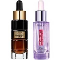 L'Oréal Paris Plump and Glow Serums Bundle with 1.5% Hyaluronic Acid, Vitamin E and Anti-Oxidants