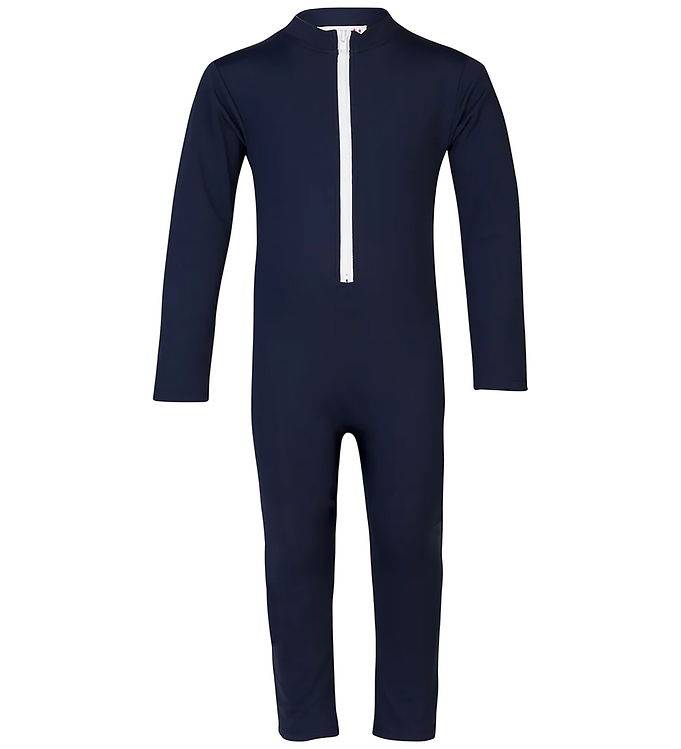 Petit Crabe Badeheldragt - Lou - UV50+ - Blue - Petit Crabe - 5-6 år (110-116) - Badetøj