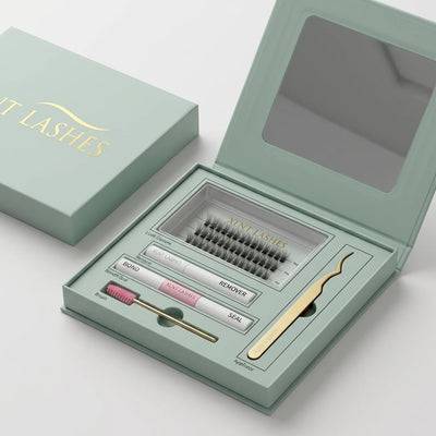 Easy Lashes Startkit D-Böj DIY Grön