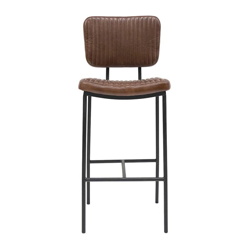 Trademark Living Astoria Barstol Quiltet Læder