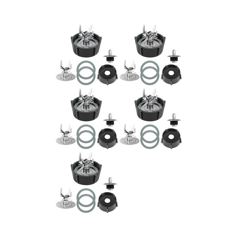 5X 6 Point Fusion Blade 4980 & 4902 Blender Jar Bottom Replacement Parts Compatible for Osterizer Blender Blade