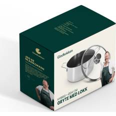 Gladkokken - Hybrid Kasserolle Med Låg - Non-stick - ø24-24 Cm