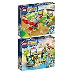 Lego Sonic 2-pack 76991 Tails Tornadoflygplan med verkstad och 76992 Amys djurräddningsö