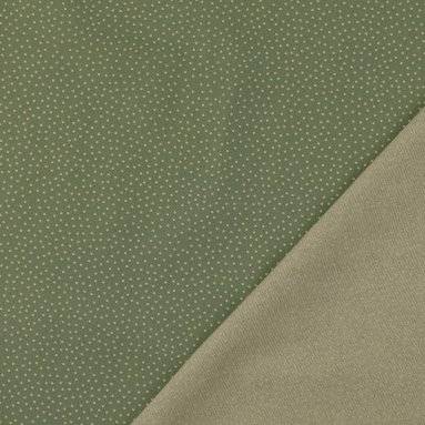 Bomulds poplin // Prik Turkis m. mint