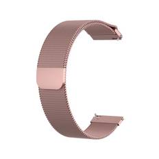 Milanesisk Urrem til Garmin Quick Release 18 mm. -Pink Rosa