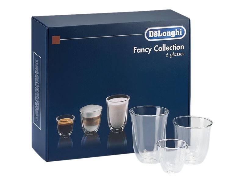 DeLonghi DLKC302 kaffeglas Translucent 6 styck