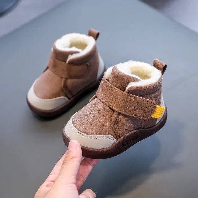 Mini Fashion Vinterstövlar - Lyxiga Vinterstövlar för Barn - Brun / 25 (2-3 år)
