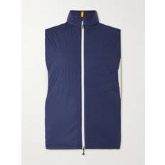 Peter Millar - Fuse Elite Quilted Colour-Block Shell and Stretch-Jersey Golf Gilet - Men - Blue - XL