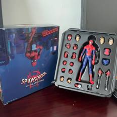 Spiderman Into the Spider-Verse Action SV Peter B. Parker Sentinel Miles Spider Man Action Figures Model Toys Joint Movable Doll