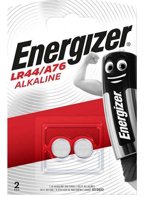 Batteri Energizer A76 LR 44 AG13 LR1154 2/pk..