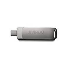 JIVIRDO 128 GB 256 GB 512 GB 1 TB flash ssd-enhet för telefon fotopinne, USB 3.0 extern lagring telefon tumenhet minnessticka för Android/PC (128 GB)