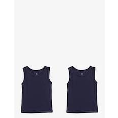COPENHAGEN COLORS Rib Jersey 2-Pack Tank-Tops |Navy |110
