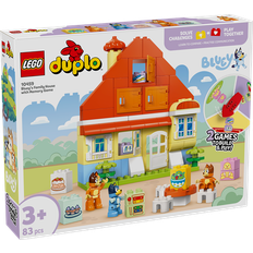 Duplo Bluey Blueys Families Hus Med Huskespil - 10459