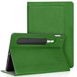 JETech Fodral för Samsung Galaxy Tab Tab S6 Lite 10,4 Tums 2024/2022/2020 med S Pen Pennhållare, Smal Folio Stativ Skyddande Tablet Skal Case, Flera Betraktningsvinklar (Grön)