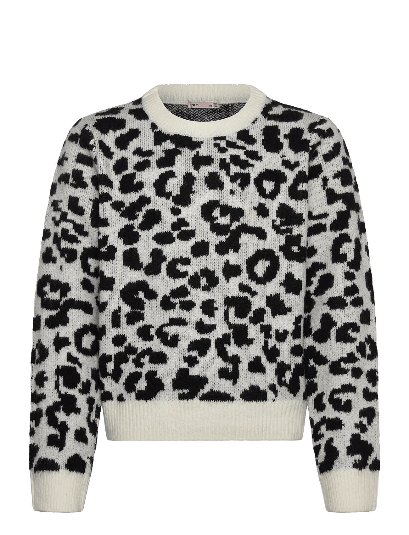 KIDS ONLY Kogdora Life Leo L/S O-Neck Knt | White | 134-140
