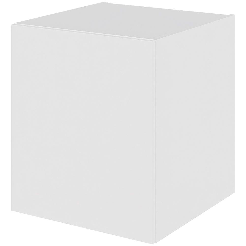 Multi-Living Bad hyldeskab i Bredde: 50 cm og dybde 51cm Malet Hvid Front med 1 låge.