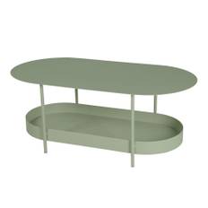 Fermob - Salsa Low Table Cactus 82 - Småbord och sidobord utomhus - Goula & Figuera - Grön - Metall