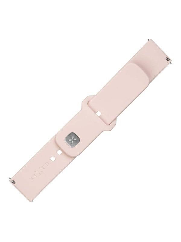 FIXED Silikone rem til Smartwatch Universal 20mm Lyserød