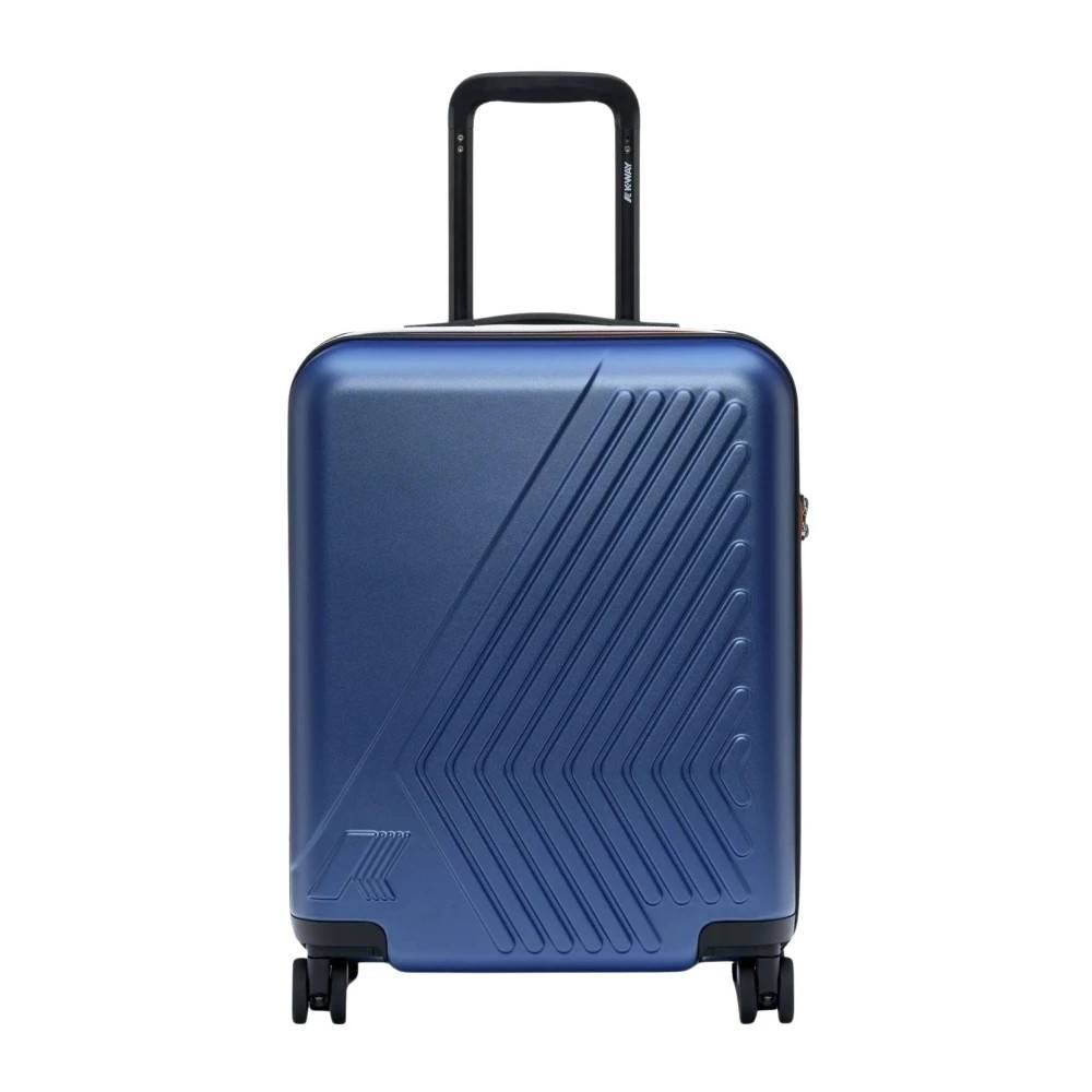K-Way Eudoxie Logo Cabin Trolley - Kufferter - unisex - Blå - ONE SIZE - Polyester